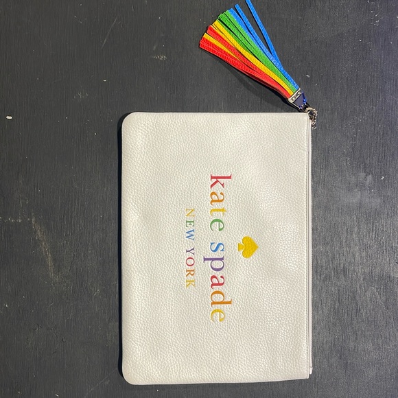 Kate Spade rainbow pride clutch - Picture 1 of 2